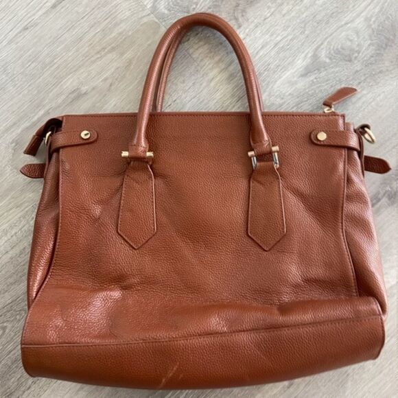 Designer Bunny Up Genuine Leather Love Brown Handbag *RARE** - Picture 5 of 6